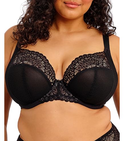 Elomi Carrie Plunge Underwire Bra (301802),32GG,Ballet Pink at